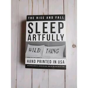 WILD THING White Pillowcase Set 100% Cotton Machine Washable